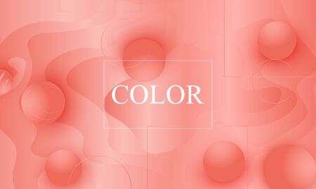 Coral background. Vector illustration. Coral color gradient. Pink fluid pattern.のイラスト素材