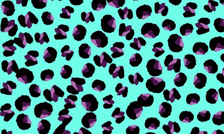 Leopard print. Animal skin pattern. Leopard texture. Panther skin background. Vector.のイラスト素材