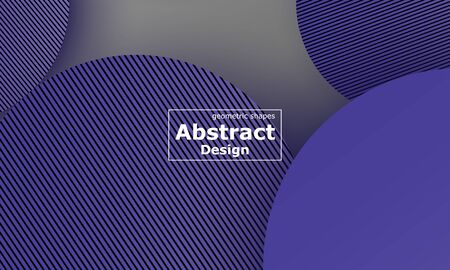 Geometric background. Material design. Minimal abstract cover. Creative colorful wallpaper. Trendy gradient poster. Vector illustration.のイラスト素材