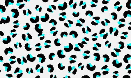 Leopard print. Animal skin pattern. Leopard texture. Panther skin background. Vector.のイラスト素材
