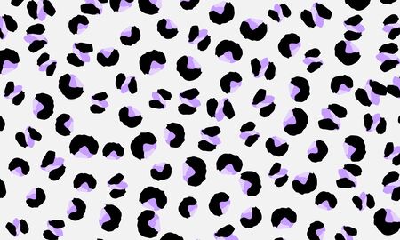 Leopard print design. Animal skin pattern. Vector illustration.のイラスト素材