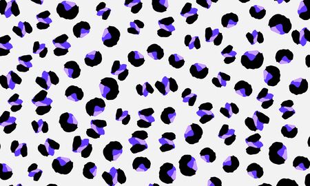 Leopard print design. Animal skin pattern. Vector illustration.のイラスト素材