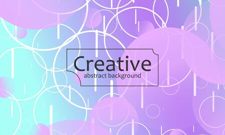 Abstract design vector. Geometric background. Dynamic shapes composition. Conference invitation design template. Vector illustration.のイラスト素材