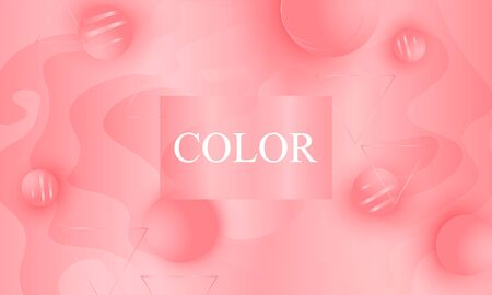 Pink background. Cosmetic products background. Abstract liquid pattern. Vector illustration. Fluid pink pattern.のイラスト素材
