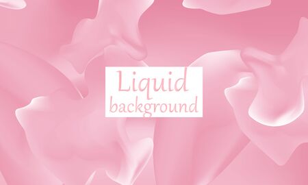 Pink background. Cosmetic products background. Abstract liquid pattern. Vector illustration. Fluid pink pattern.のイラスト素材