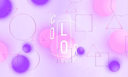 Soft pink, violet balls. Baby background. Creative decoration. Fun concept. Vector illustration. Cute design template. Violet soft pattern.のイラスト素材