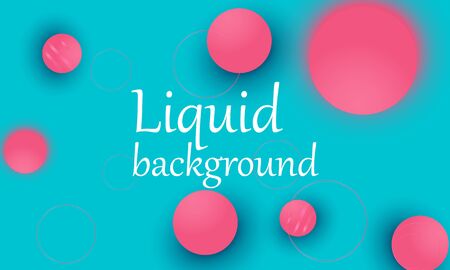 Color background. Abstract fluid design. Dynamic shapes. Vector illustration. Colorful pattern.のイラスト素材