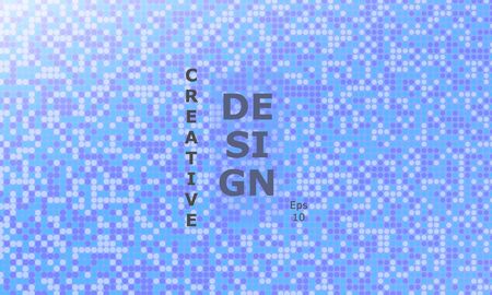 Gradient halftone pattern. Color circles on blue background. Vector illustration. Colorful polka dots pattern.のイラスト素材