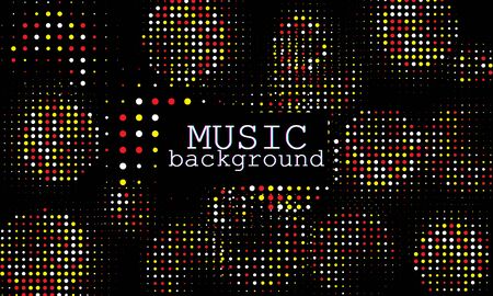 Music waves. Neon poster. Big data. Futuristic Visualization. 3d wave. Virtual flow. Digital sound. Vector illustration. Abstract colorful neon poster.のイラスト素材