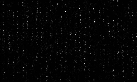 Silver glitter texture. Abstract particles. Sparkle glitter background. Vector illustration. Falling confetti.のイラスト素材