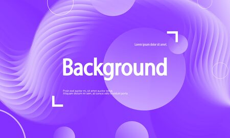 Purple Background. Fluid Flow. Landing Page. 3d Fluid Poster. Abstract Flow. Trendy Poster. 3d fluid vector. Colorful Futuristic Poster. Geometric Background. 3d Fluid Banner.のイラスト素材