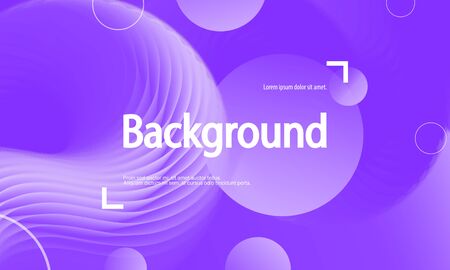 Purple Background. Fluid Flow. Landing Page. 3d Fluid Poster. Abstract Flow. Trendy Poster. 3d fluid vector. Colorful Futuristic Poster. Geometric Background. 3d Fluid Banner.のイラスト素材