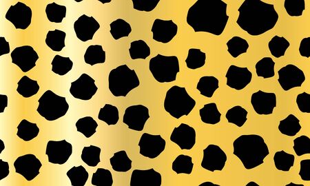 Leopard Print Seamless. Animal Skin Pattern. Leopard Texture. Panther Skin Background. Spotted Seamless Pattern. Vector.のイラスト素材