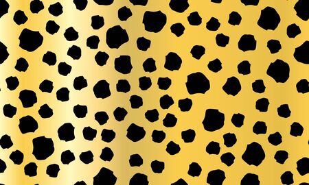 Leopard Print Seamless. Animal Skin Pattern. Leopard Texture. Panther Skin Background. Spotted Seamless Pattern. Vector.のイラスト素材