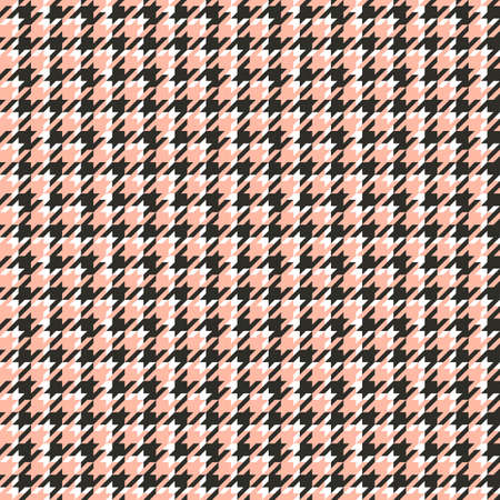 Houndstooth seamless pattern. Tartan tweed print. Vector.のイラスト素材