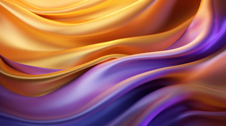 Colored modern canvas with swirls light violet and orange colors. Fluid background.の素材