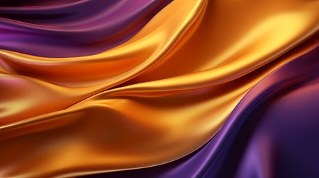 Colored modern canvas with swirls light violet and orange colors. Fluid background.の素材