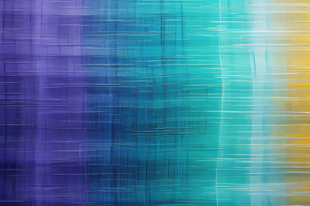 Abstract textured grunge art, light indigo, dark emerald, dark purple, light orange.の素材