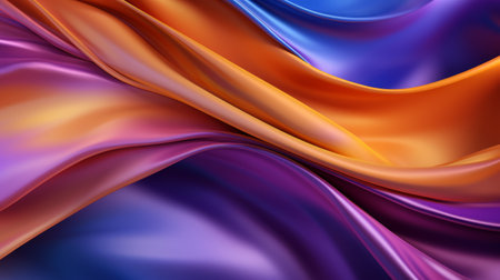 Colored modern canvas with swirls light violet and orange, light magenta and turquoise colors. Fluid background.の素材