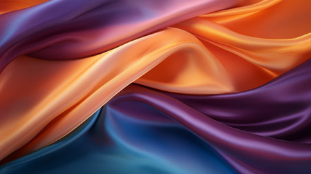 Colored modern canvas with swirls light violet and orange, light magenta and turquoise colors. Fluid background.の素材
