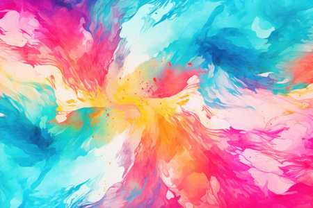 Vibrant abstract color explosion, artistic backgroundの素材