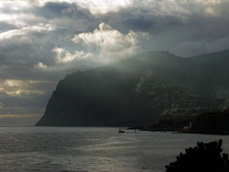 Cabo GirÃ£o at sunsetの写真素材