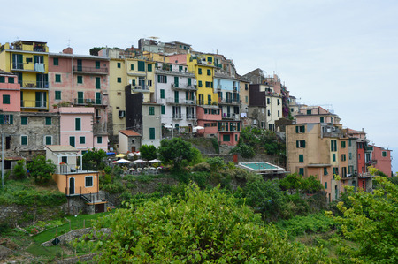 Cinque Terre, Corniglia. Italy. Fishing village in Cinque Terre national park, Italy