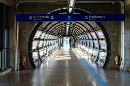 Monorail access â SÃ£o Paulo, Brazilの写真素材