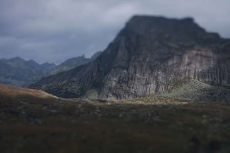 Sayan mountains and Tuinskaya steppeのeditorial素材