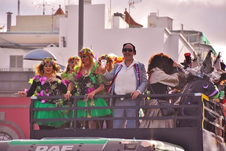 Carnival of Las Palmas de Gran Canaria. February 2018のeditorial素材