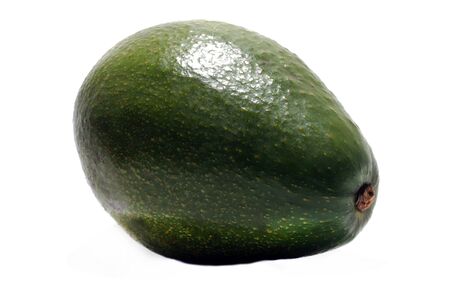 avocado isolated on white backgroundの写真素材
