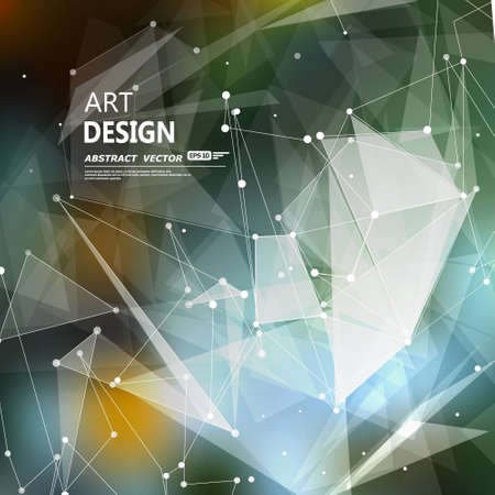 Abstract composition, font texture, white cybernetic dots,   creative figure  bannerのイラスト素材
