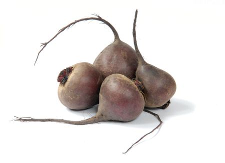 Beet on a white background
