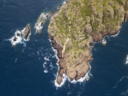 Norfeus cap, Creus Cap Natural Park, Costa Brava, Girona, Spain / Cabo Norfeus, P. Natural Cabo de Creus, Costa Brava, Gironaのeditorial素材