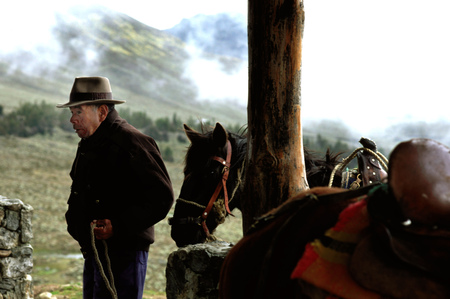 Horse ride in Laguna Mucubaji near Apartaderos in Merida Venezuelaのeditorial素材