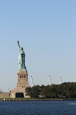 Statue of Liberty, Liberty Island, New York City, New York. USAの写真素材