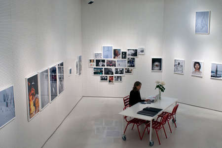 Laboratory Gallery photogaphy exhibition in Helsinki Finlandのeditorial素材