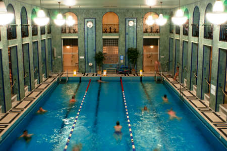 Yrjonkatu sauna and swimming pool Helsinki Finlandのeditorial素材