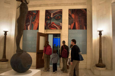 Inside The National Museum of the American Indian, New York, United States USAのeditorial素材