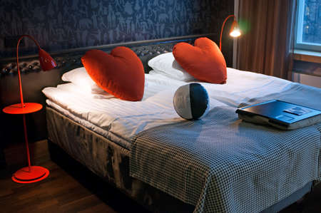 Room of the Hotel Scandic Paas Helsinki Finland.のeditorial素材