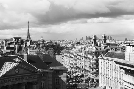 View over Paris from the Pantheonのeditorial素材