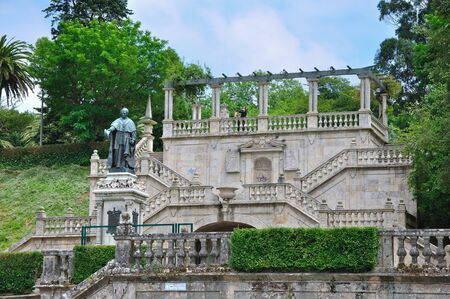 Park Alameda, Santiago de Compostelaの写真素材