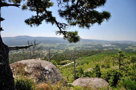 Landscape, Lobeira, Vilagarcia de Arousa, Spainの写真素材