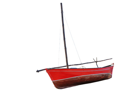 fishing boat Isolated on white background