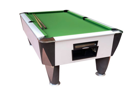 pool table isolated on white background