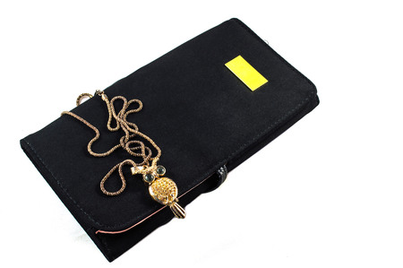 black handbag with embellishment,glamour, modern, sale, beauty, handbagの写真素材