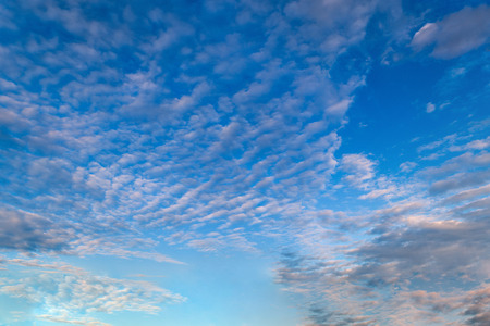 Small clouds group with blue sky background