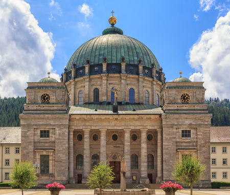 Dome of St. Blasien in Black Forestの写真素材