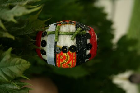 Original Easter egg handmadeの写真素材