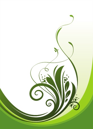 Floral vector illustrationのイラスト素材